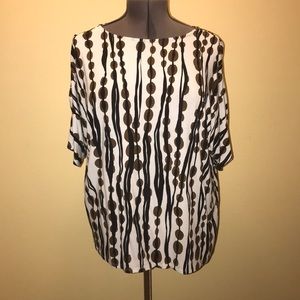 CHICO’S Split Sleeve Raglan Top